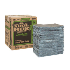 Sellars 0.26 Gallon 15 x 19 DuraSoak Universal Sorbents Medium Duty Pad (100/Carton)