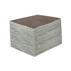 Sellars 0.26 Gallon 15 x 19 DuraSoak Universal Sorbents Medium Duty Pad (100/Carton)