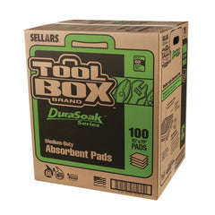 Sellars 0.26 Gallon 15 x 19 DuraSoak Universal Sorbents Medium Duty Pad (100/Carton)