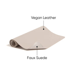 Smead 23.6 x 13.7 Vegan Leather Desk Pads - SandStone
