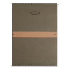 Smead 2 in. Capacity Legal Size Box Bottom Hanging File Folders - Standard Green (25/Box)