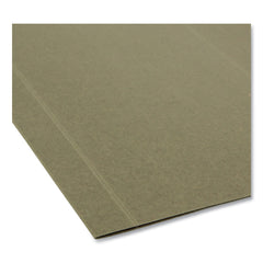 Smead 2 in. Capacity Legal Size Box Bottom Hanging File Folders - Standard Green (25/Box)
