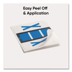 Smead 1 x 1.25 A-Z Color-Coded End Tab X Filing Labels - White (1-Roll)