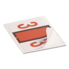 Smead 1 in. x 1.25 in. 3 Numerical End Tab File Folder Labels - White (1-Roll)