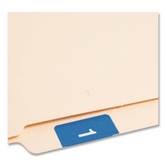 Smead 1.5 in. x 1.5 in. 1 Numerical End Tab File Folder Labels - Light Blue (1-Roll)