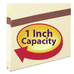 Smead 1 in. Expansion Legal Size File Pockets - Manila