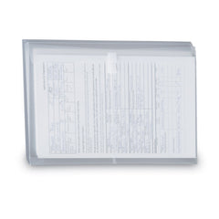 Smead 1-1/4 in. Expansion Jacket Poly Side-Load Envelopes - Letter, Clear (5/Pack)
