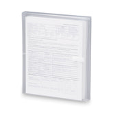 Smead 1-1/4 in. Expansion Jacket Poly Side-Load Envelopes - Letter, Clear (5/Pack)