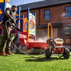 Simpson 3500 PSI at 2.5 GPM HONDA GX200 AAA Triplex Pump Cold Water Professional Gas Pressure Washer