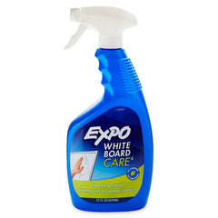 EXPO White Board CARE Dry Erase Surface Cleaner, 22 oz Spray Bottle, 12/Carton