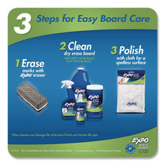 EXPO White Board CARE Dry Erase Surface Cleaner, 22 oz Spray Bottle, 12/Carton