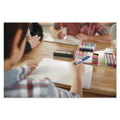 EXPO Extra-Fine Bullet Tip Low-Odor Dry-Erase Marker - Black (1-Dozen)