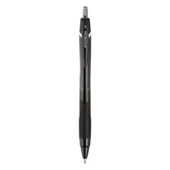 uni-ball Jetstream Elements 1 mm Retractable Hybrid Gel Pen - Black Ink/Black Barrel/Medium (1-Dozen)