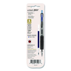 uni-ball Medium Conical Tip Refill for Signo Gel 207 Pens - Blue Ink (2/Pack)