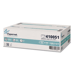 Papernet 3.3 in. x 750 ft. 1-Ply HyTech Seas Septic Safe Mini JRT - White (6/Carton)