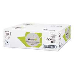 Papernet 7.8 in. x 800 ft. 1-Ply Kraft Tech Hardwound Paper Towel - Brown (6 Rolls/Carton)