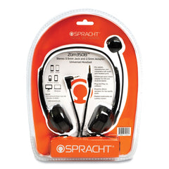Spracht ZuM350B Binaural Over The Head Headset - Black