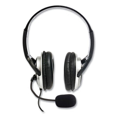 Spracht ZuM Binaural Over The Head Headset - Black/Silver