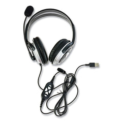 Spracht ZuM Binaural Over The Head Headset - Black/Silver