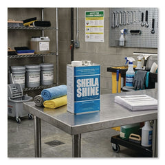 Sheila Shine SSCA128 1 Gallon Can Low VOC Stainless Steel Cleaner and Polish (4/Carton)