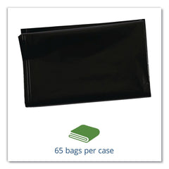 Stout by Envision 40 in. x 45 in. 45-Gallon 2 mil. Insect-Repellent Trash Bags - Black (65/Box)
