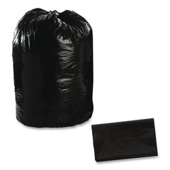 Stout by Envision T4349B15 43 in. x 49 in. 56-Gallon 1.5 mil. Total Recycled Content Plastic Trash Bags - Black/Brown (100/Carton)