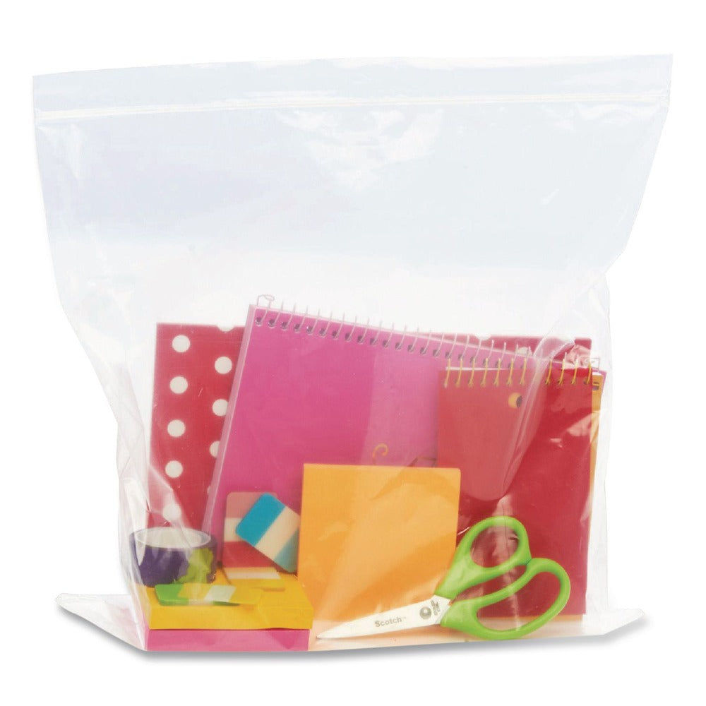 Stout by Envision 2 mil 12 in. x 12 in. Seal Closure Bags - Clear (500/Carton)