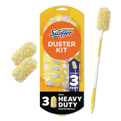 Swiffer 3 Refills and One 6 in. to 3 ft. Pole 360 Heavy Duty Extendable Starter Dusting Kit (4/Carton)