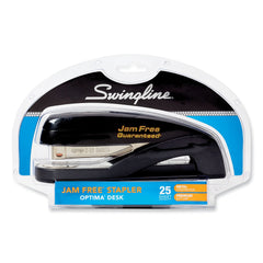 Swingline 25-Sheet Capacity Optima Full Strip Desk Stapler - Graphite Black