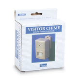 Tatco 2.75 in. x 2 x 4.25 in. Battery Operated Visitor Arrival/Departure Chime - Gray