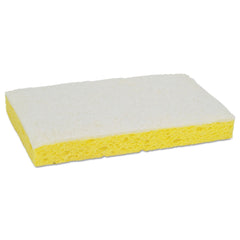 Scotch-Brite PROFESSIONAL 63 0.7 in. Thick 3.6 in. x 6.1 in. #63 Light-Duty Scrubbing Sponge - Yellow/White (20/Carton)