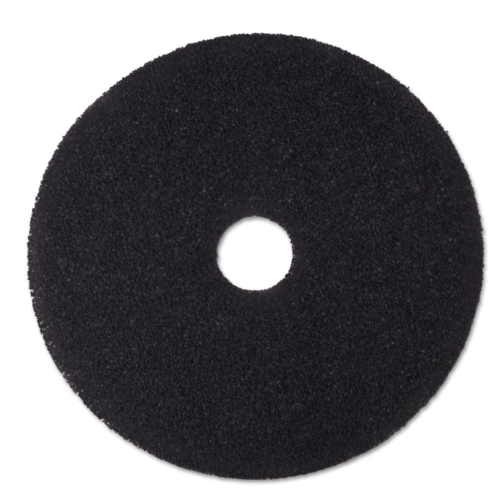 3M 20 in. Low-Speed Stripper Floor Pads - Black (5/Carton)