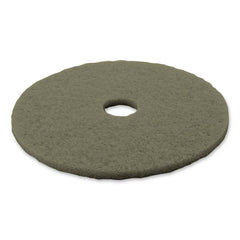 3M 20 in. Diameter Low-Speed TopLine Autoscrubber Floor Pads 5000 - Green/Amber (5/Carton)