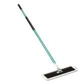 3M Easy Scrub 16 in. Microfiber Head Flat Mop Tool with 54 in. Green Aluminum Handle