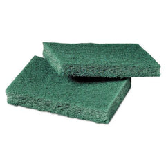 Scotch-Brite PROFESSIONAL 3 in. x 4.5 in. General Purpose Scrub Pad - Green (80/Carton)