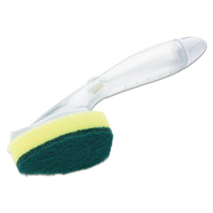 Scotch-Brite 2.5 in. x 9.5 in. Soap-Dispensing Dishwand - Yellow/Green (4/Carton)