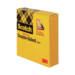 Scotch 1 in. Core 0.5 in. x 75 ft. Double-Sided Tape - Clear (1-Roll)