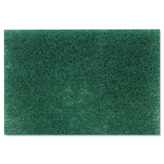 Scotch-Brite PROFESSIONAL 86 6 x 9 Heavy-Duty Scouring Pad - Green (1-Dozen)