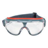 3M GoggleGear 500Series Anti-Fog Safety Goggles - Red/Gray Frame/Clear Lens (10/Carton)