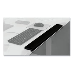 3M 30.13 in. x 3.25 in. Gel Wrist Rest for Standing Desks - Black