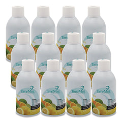 TimeMist 6.6 oz. Aerosol Metered Fragrance Dispenser Refill - Citrus (12/Carton)