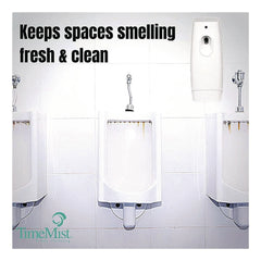 TimeMist 3.75 in. x 3.25 in. x 9.5 in. Classic Metered Aerosol Fragrance Dispenser - White