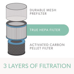TruSens Z-3500 True HEPA and Allergy Replacement Filters for TruSens Air Purifiers Z-3000