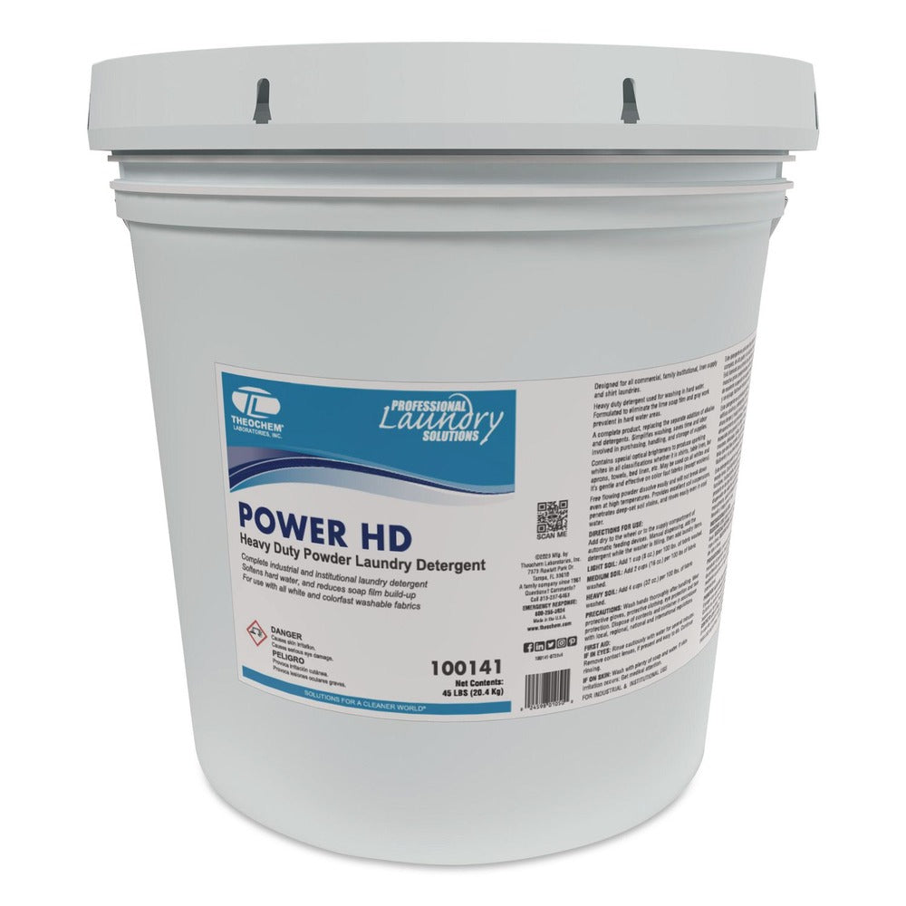 Theochem Laboratories 45 lbs. Pail Power HD Detergent - Fresh (1/Carton)