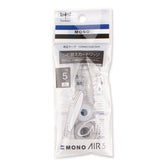 Tombow MONO Air 0.19 in. x 236 in. Refill Pen-Type Correction Tape - Clear Applicator