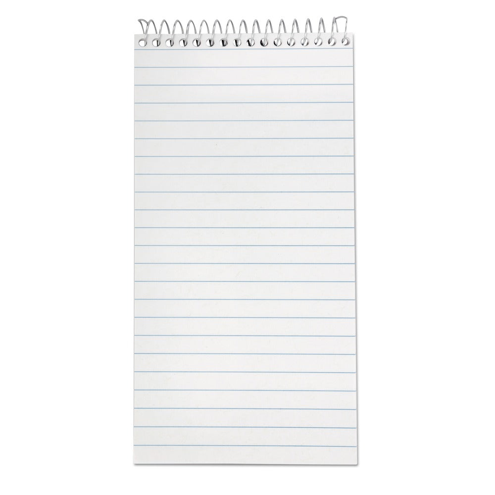 Ampad Earthwise by Ampad 4 x 8 Gregg Rule Recycled Reporter's Notepad - White Cover/White Sheets
