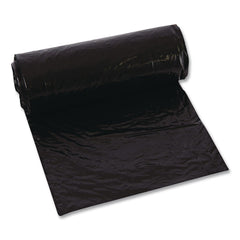 Trinity Plastics 43 in. x 47 in. 56 gal. 1.6 mil Flat Pack Low-Density Can Liners - Black (100/Carton)