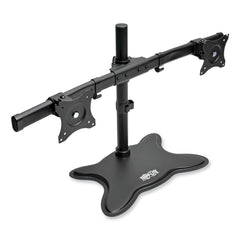 Tripp Lite 31.69 in. x 10 in. x 18.11 in. Dual Desktop Monitor Stand for 13 in. to 27 in. Monitors - Black