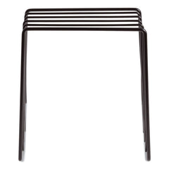 U Brands Vena 3.94 in. x 5.24 in. x 6.1 in. Wire Letter Sorter with 5 Sections - Black