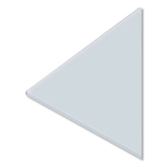 U Brands 35 x 23 Floating Glass Dry Erase Board - White